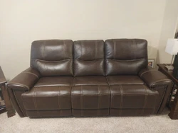 new leather sofa recliner.