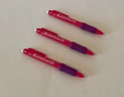 American Girl School Backpack Replacement 3 Mechanical Pencils Lot Pink Purple. Condition is 