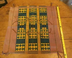 Very Nice Handmade Indian India Couch Sofa Chair With Buttons Pillow Cover. This cover was never used its just been...