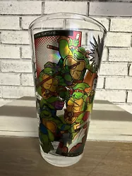 Teenage Mutant Ninja Turtles GLASS CUP - TMNT 2014 Viacom. Very good condition