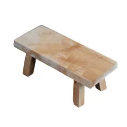 This stool decor is made of wood material, which can withstand the long-lasting use. - Sturdy structure, which is...