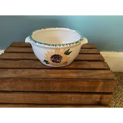 Contemporary Pottery Trends ceramic sunflower bowl 8