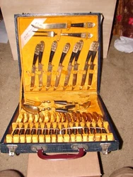 Flatware set about 60-70 years old.  very little usage.
