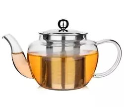 The teapot is convenient to use, and ergonomic. Stainless steel filter prevents tea leaves from getting into the drink....