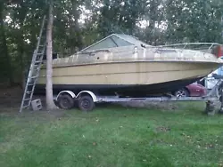 1979 Caravelle 24 No trailer Clean title The engine was rebuilt but outdrive went. Has been sitting ever since.