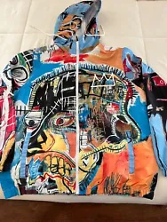 Jean-Michel Basquiat ‘Figure’ x Members Only Windbreaker Jacket - Men’s L - NWT