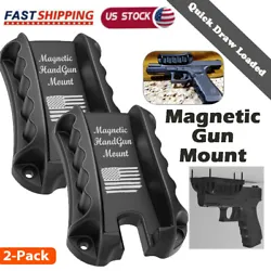 ⭐POWERFUL MAGNETIC GRIP The Cavalry Series Gun Magnet is built with neodymium rare earth magnets, safely mounting. of...