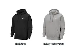 Style : BV2654-010/063. The fleece feels soft against the skin during wear. LOOSE FIT: The Nike hoodie lays loosely...