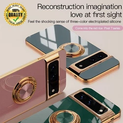 Pour Google Pixel 5a 6a 7 7 Pro Housse Coque Étui avec anneau support magnétique. Pour Google. For Google. Étui avec...