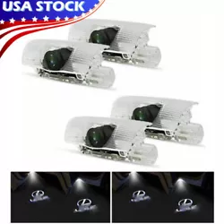 GX 2010-2022(not fit for 2010 GX460 ). 4pcs LED Car Door Lights. RX 2008-2022 (not fit for Lexus RX350). LX...