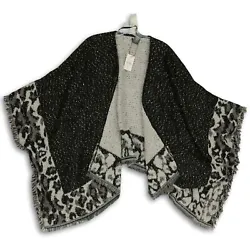 Type: Sweater. Color/Pattern: Black, Gray. Size: One Size.