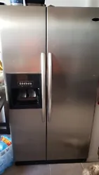 Whirlpool WRS571CIHZ 36-inch Wide Counter Depth Side-by-Side Refrigerator. Works great