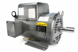 Brand new Baldor 7.5 horsepower, single phase, 208/230 Volt, 3450 RPM, 184T Frame, electric motor. This is a compressor...