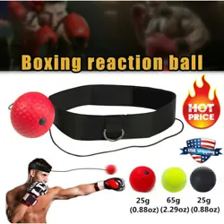 Boxing Training Fight Ball Reflex Speed Reaction Punch Combat Muscle Exercise. only suitable for boxing, MMA and other...