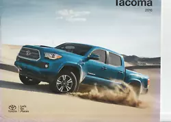 2016 16 Toyota Tacoma original sales brochure