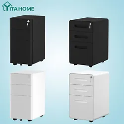 You will find this file cabinet is a perfect decoration for any places. Product：3-Drawer Rolling File Cabinet with...