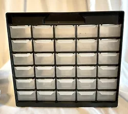 30 Drawer Storage Cabinet 11”x10” drawers are 4.5”x2” Great for crafts, hardware.