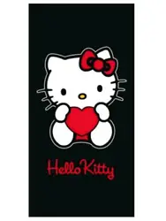 Je vends une Serviette de Bain Hello Kitty. Serviette 100% coton.