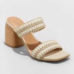 •Universal Thread heels •2.75in block heel •Cushioned insole •Woven top band •Medium width  Description ...