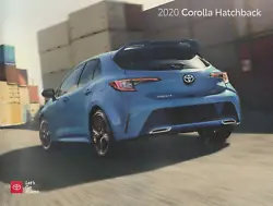 2020 Toyota Corolla Hatchback Brochure