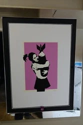 Verkauft wird eine Banksy Lithographie, 