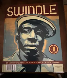 SWINDLE Magazine No.1 (Hardcover) Shepard Fairey, Obey Giant Art hip hop. Brand new never been read ships immediately