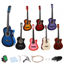 🎵 【Best Choice】 This right-handed guitar is ideal for beginners and ready to use in the box.This Beginner...