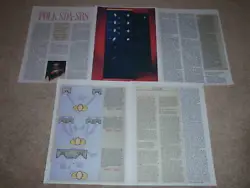 Il sagit dune réimpression dune revue originale de 1985. Lenceinte SDA-SRS de Polk, une trouvaille RARE et lune des...