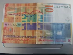Billet de 10 francs suisse 1887/1965.