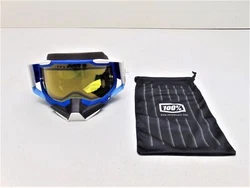 100% Racecraft 2 Snow Goggle Blue with Yellow Lens 50122-608-02.