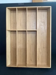 IKEA VARIERA Bamboo Flatware Tray Kitchen Drawer Organizer. Estate findUsed