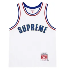 Supreme Branded Basketball Jersey Mitchell & Ness SIZE L. Condition is New with tags. Shipped with Economy Shipping...