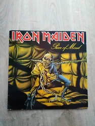 Label:EMI – EMA 800. Iron Maiden – Piece Of Mind. Vinyle, LP, Album, Stereo,Gatefold. pochette vg // vinyle...