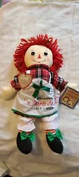 Aurora 100th Anniversary Raggedy Ann Cloth Plush Doll Hasbro 2015 NEW with Tags. This item has no rips, tares, or...