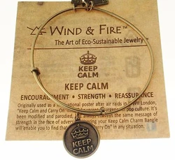 AUTHENTIC WIND & FIRE BRACELET. Just like Alex and Ani, these bracelets are not made from real silver and gold.