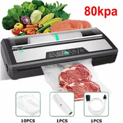Bulit-in cutter and the vacuum sealer bag storage room, you can spare no effort to take the sealer bag and know the...