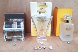 Lot de 3 flacons de parfum anciens vides avec boites. Bon état ( voi r le photos).