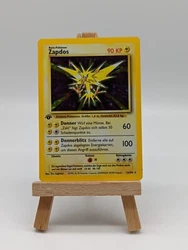 Karta Pokemon Zapdos ⚡- Rare Holo ⭐ Near Mint ⭐ -16/102- Wizards German.