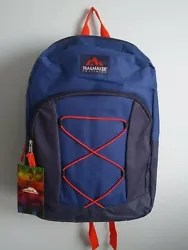 Trailmaker Backpack Blue Orange Lightweight. Condition is New with tags. This is a very lightweight backpack, not for...