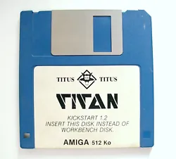 TITAN - AMIGA. Jeu pour AMIGA. Contenu : 1x disquette de jeu. Tested on A500 and A600, works perfectly.