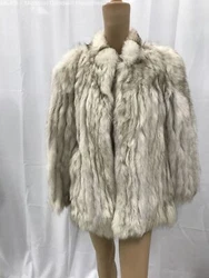 Item: Sega Fox Fur Jacket. Condition: Good - shows sign of wear.