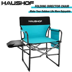 Easy to open and close without installation. PORTABLE FOLDING CHAIR: Folding size is 19.6