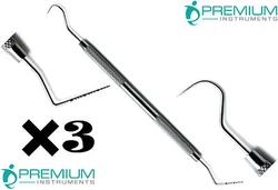 Dental Explorer Probe UNC 15/23: UNC 15 Color-Coded Probe End Color Coded Williams Marking...