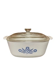 CORNING WARE P-1 1/2-B CASSEROLE DISH CORNFLOWER W/LID 1 1/2 QUART 1958-1988.
