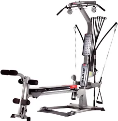 Of Bowflex Power Rod® resistance. Lat bar and squat bar included. Sliding seat rail allows you to perform aerobic...
