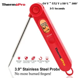 The ThermoPro TP-03B is an effective solution to achieve the most accurate temperature in a matter of seconds. Probe...
