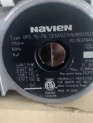 Navien AS-75 Circulation Pump OEM PART *NEW* Box opened for pictures