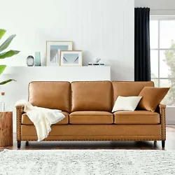 Perfect for the living room, bedroom, office, or lounge area, this sofa is enriched with a tailored profile, separate...