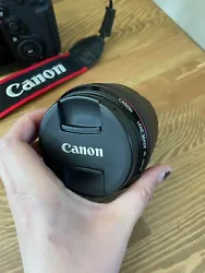 Canon EF 50mm F/1.2 USM Lens like new. Comes with suede lens pack and two covers.