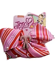 JoJo Siwa Girls Hair Bow Clip Christmas-Themed Candy Cane - New. Condition is New with tags. Shipped with USPS First...